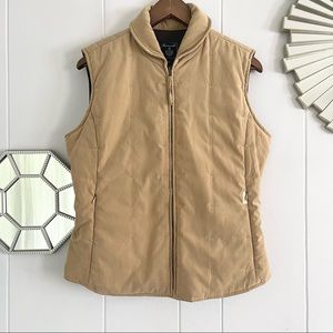 Faconnable Tan Puff Vest M